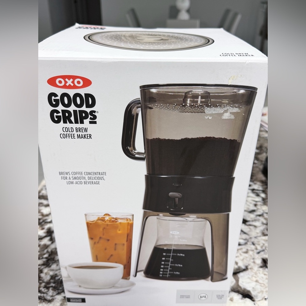 Oxo Good Grips Cold Brew Coffee Maker - Black and Clear